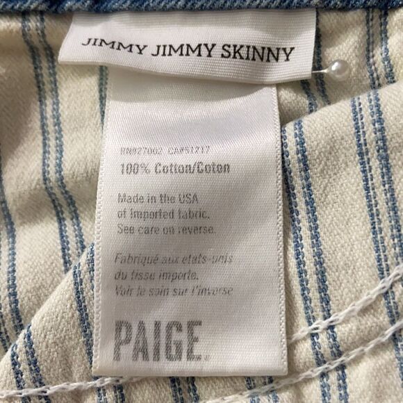 PAIGE Jimmy Jimmy Skinny distressed denim jeans 28 - Picture 9 of 10